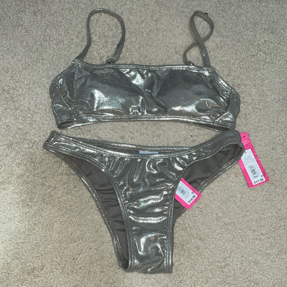 Brand New Gold shimmer bikini
